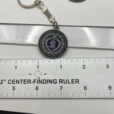 Vintage Lot of 3 Military Order of the Purple Heart Service Foundation Keychain - Thumbnail 7