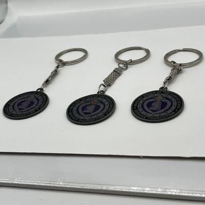 Vintage Lot of 3 Military Order of the Purple Heart Service Foundation Keychain - Thumbnail 4