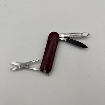 VTG Pocket Knife Multi Tool Lot of 7 Stainless China Red Folding Blade Estate - Thumbnail 17