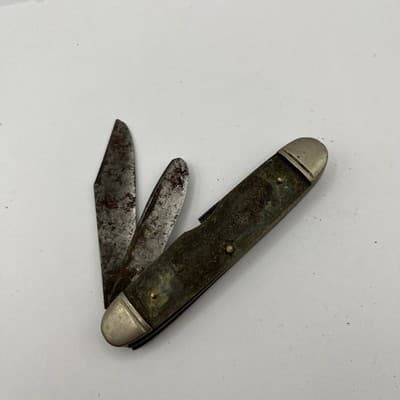 VTG Pocket Knife Multi Tool Lot of 7 Stainless China Red Folding Blade Estate - Thumbnail 19