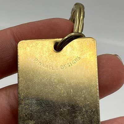 Vintage Queen Mary Spruce Goose Keychain Pinnacle Designs Gold Tone Enamel - Thumbnail 4