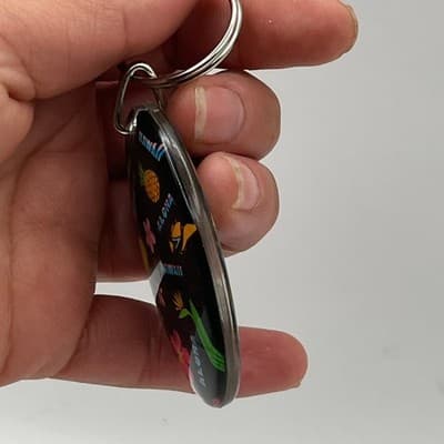 Vintage 1996 Hawaii Aloha Keychain Souvenir Pineapple Hibiscus Tropical Classic - Thumbnail 6