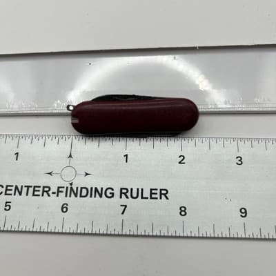 VTG Pocket Knife Multi Tool Lot of 7 Stainless China Red Folding Blade Estate - Thumbnail 18