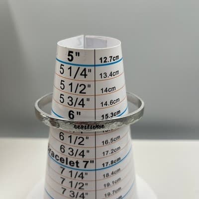 Custom Personalized Resilience Silver Cuff Bracelet Legacy of Love Memorial Gift - Thumbnail 6