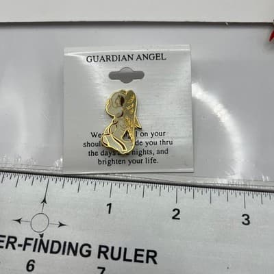 Vintage 6pc Angel Lapel Pin Lot Angels of Hawaii Guardian Spirit Enamel Classic - Thumbnail 12