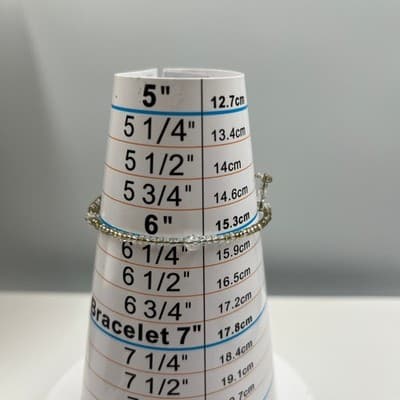 Vintage Silver Tone Hinged Cuff Bracelet Multi Strand Mesh Bypass Statement 7" - Thumbnail 8