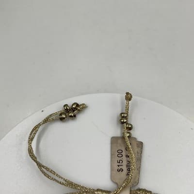 Vintage Shelly & Co Cord Bracelet Silver Tone Square Beads & Crystal Accent Rows - Thumbnail 3