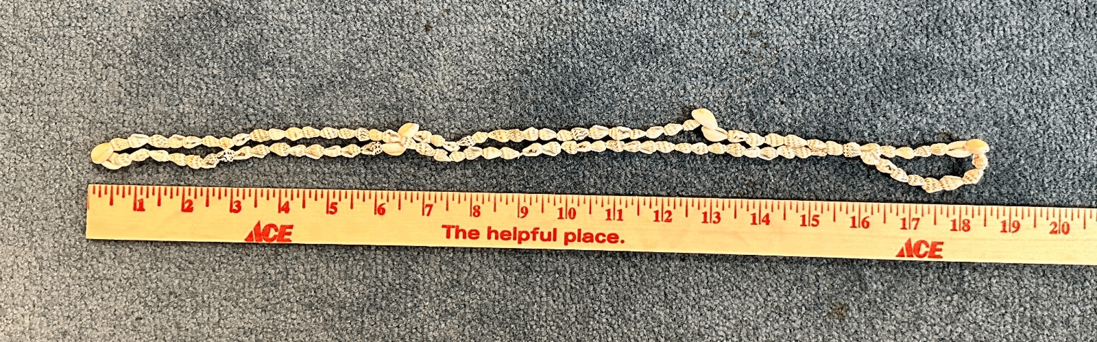 VTG Natural Cone Shell Necklace Short Choker White Beach Coastal Boho Jewelry - Thumbnail 2