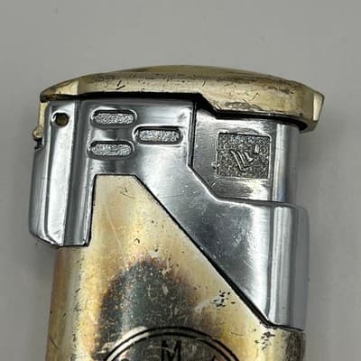 Vintage BMW Logo Lighter Refillable Butane Gas Torch Chrome Automotive Accessory - Thumbnail 4