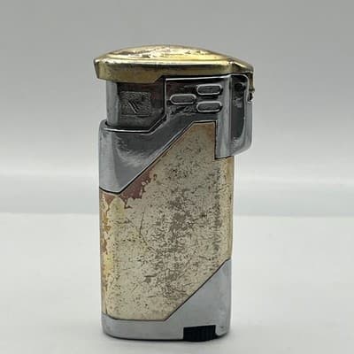 Vintage BMW Logo Lighter Refillable Butane Gas Torch Chrome Automotive Accessory - Thumbnail 6