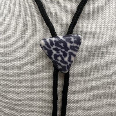 Vintage Handmade Triangle Bolo Tie Necklace Women's Fashion Jewelry 34'' - Thumbnail 2