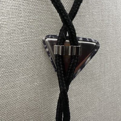 Vintage Handmade Triangle Bolo Tie Necklace Women's Fashion Jewelry 34'' - Thumbnail 7