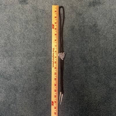 Vintage Handmade Triangle Bolo Tie Necklace Women's Fashion Jewelry 34'' - Thumbnail 8