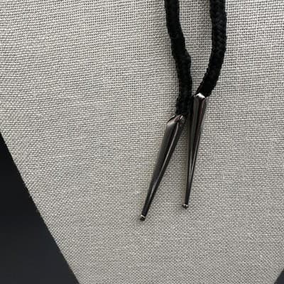 Vintage Handmade Triangle Bolo Tie Necklace Women's Fashion Jewelry 34'' - Thumbnail 6