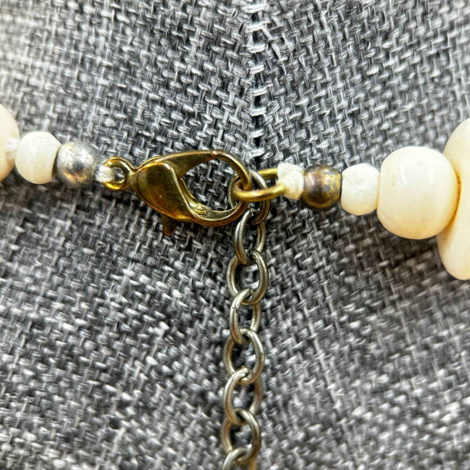 Vintage Multi-strand Pearl Beaded Necklace Women's Fashion Jewelry 16'' - Thumbnail 7