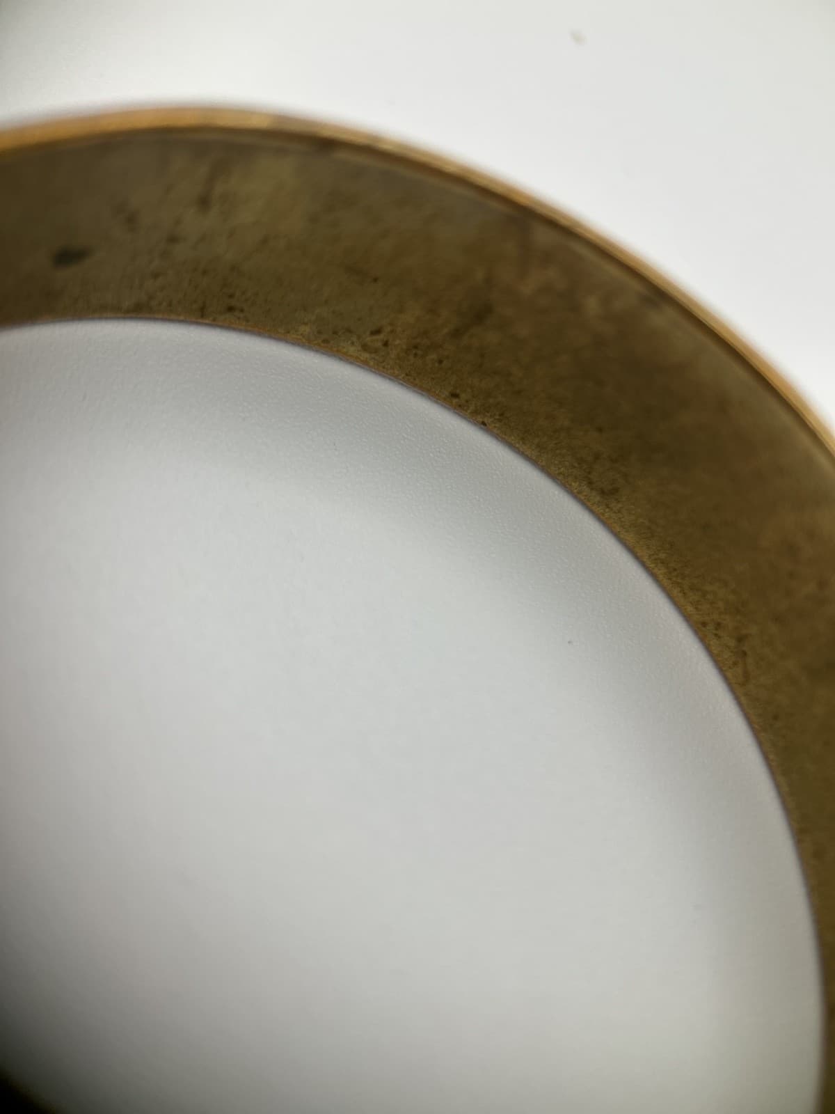 Vintage Gold Tone Floral Engraved Wide Bangle Bracelet Boho Chic - Thumbnail 5