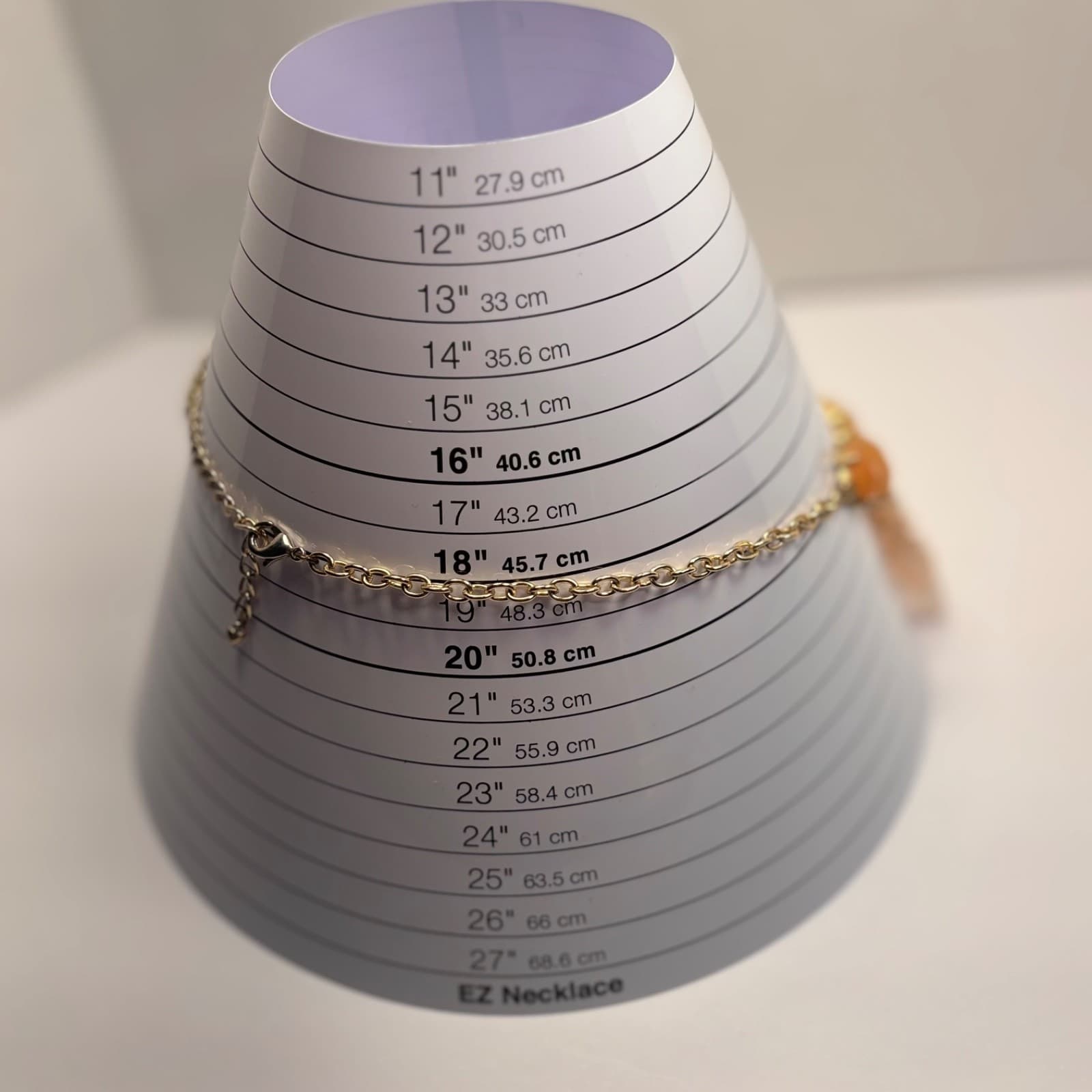 Vintage Orange & Peach Statement Bib Necklace Gold Tone Chunky Bead Fashion - Thumbnail 10