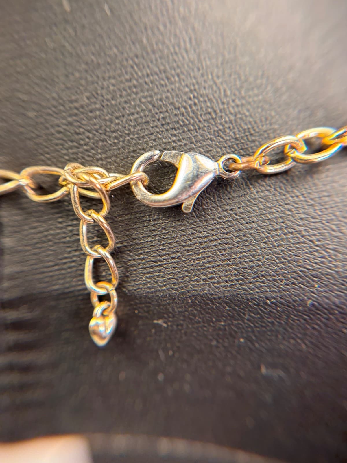 Vintage Orange & Peach Statement Bib Necklace Gold Tone Chunky Bead Fashion - Thumbnail 9