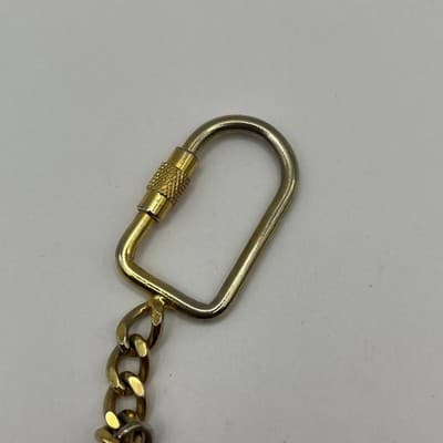 Vintage SeaWorld Shamu Orca Spinner Keychain Gold Silver Tone Souvenir Collector - Thumbnail 2