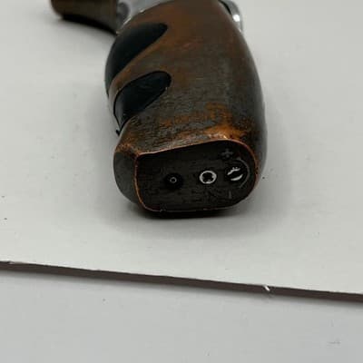 Vintage Scorch Torch Butane Lighter Curved Pistol Grip Copper Chrome Refillable - Thumbnail 5