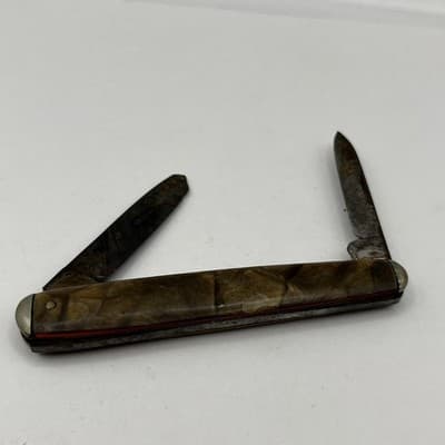 Vintage Pocket Knife Lot Jack Knife Celluloid Handle Folding Blade Antique Rare - Thumbnail 3
