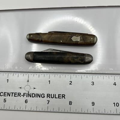 Vintage Pocket Knife Lot Jack Knife Celluloid Handle Folding Blade Antique Rare - Thumbnail 5
