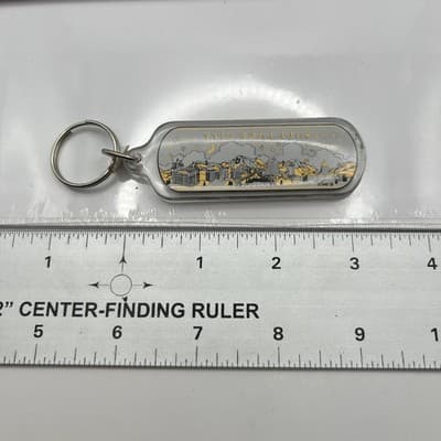 Vintage Salt Lake City Utah Acrylic Keychain Skyline Souvenir Retro Travel Gift - Thumbnail 6