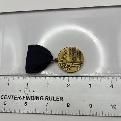 VTG 1935 NECRA All N.E. Amateur Champion Medal Salem NH Ladies H.P. Race Medal - Thumbnail 6