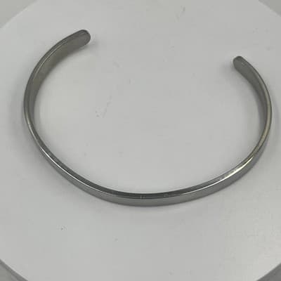 VTG Inspirational Silver Cuff Bracelet "You are Loved Beautiful" Engraved Gift - Thumbnail 2