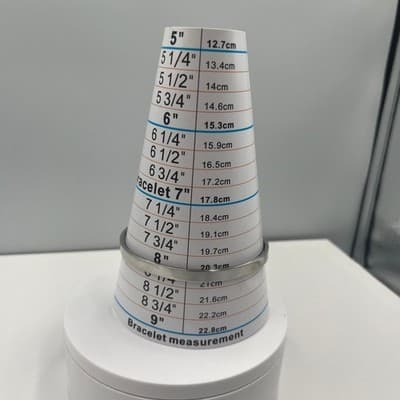 VTG Inspirational Silver Cuff Bracelet "You are Loved Beautiful" Engraved Gift - Thumbnail 6