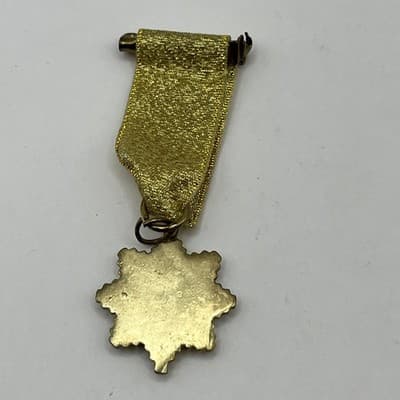 VTG 1946-1996 Aloha Festivals 50th Anniversary Medal Ribbon Pin Hawaii Souvenir - Thumbnail 4