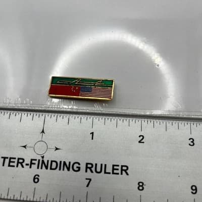 VTG CAAC Airline Pilot Wing Pin China US Flag Enamel Aviation Memorabilia Rare - Thumbnail 6