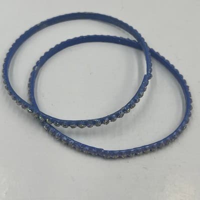 14 Pcs Vintage Bangle Bracelet Lot Colorful Enamel Glitter Acrylic Classic - Thumbnail 6