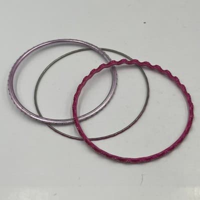 14 Pcs Vintage Bangle Bracelet Lot Colorful Enamel Glitter Acrylic Classic - Thumbnail 8