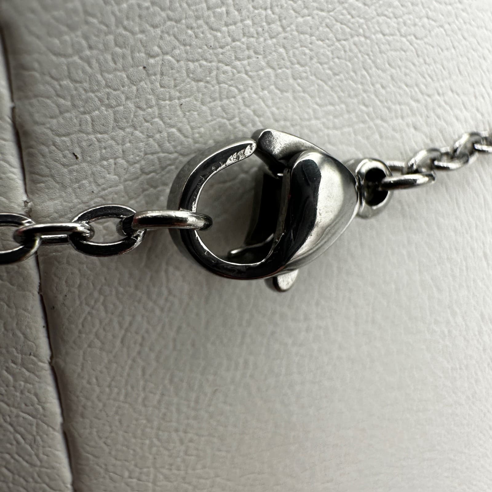 Vintage Y2K Rope Edge Floating Locket Pendant Necklace Silver Tone Jewelry - Thumbnail 6