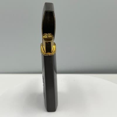 Vintage Jin Shi 1999 Proof Lighter Lion Logo Gold Tone Flip Top Collectible - Thumbnail 3