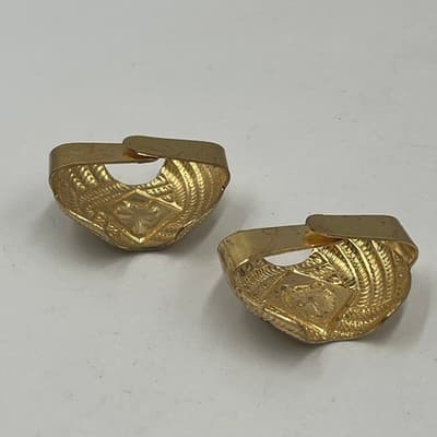 Vintage Boy Scouts Cub Scout Neckerchief Slides Lot Wolf Red Bear Green Enamel - Thumbnail 5