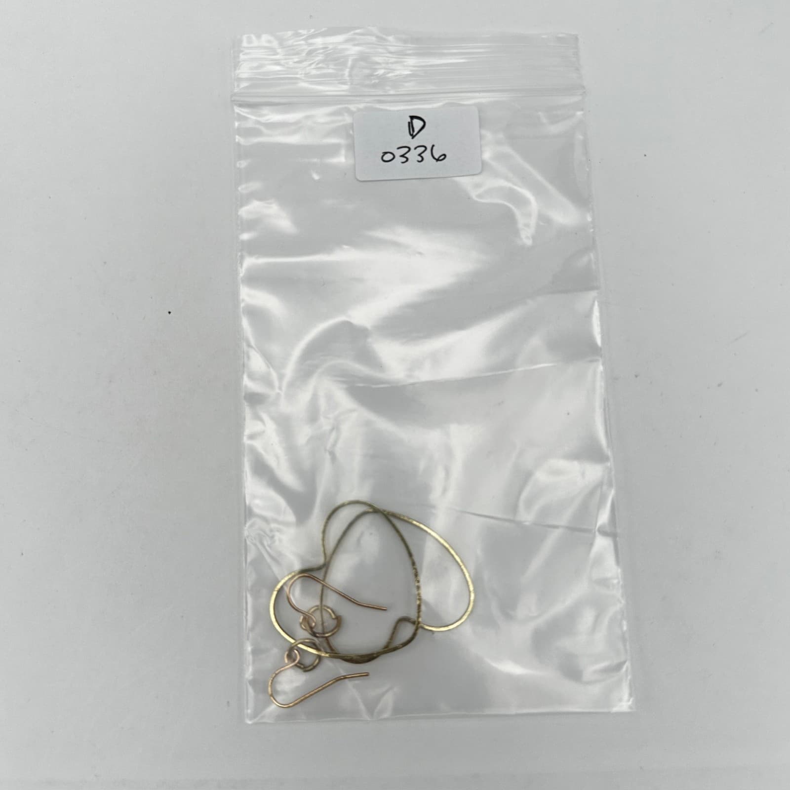 Vintage Gold tone Open Heart Hoop Dangle Earrings Fashion Jewelry 90s - Thumbnail 12