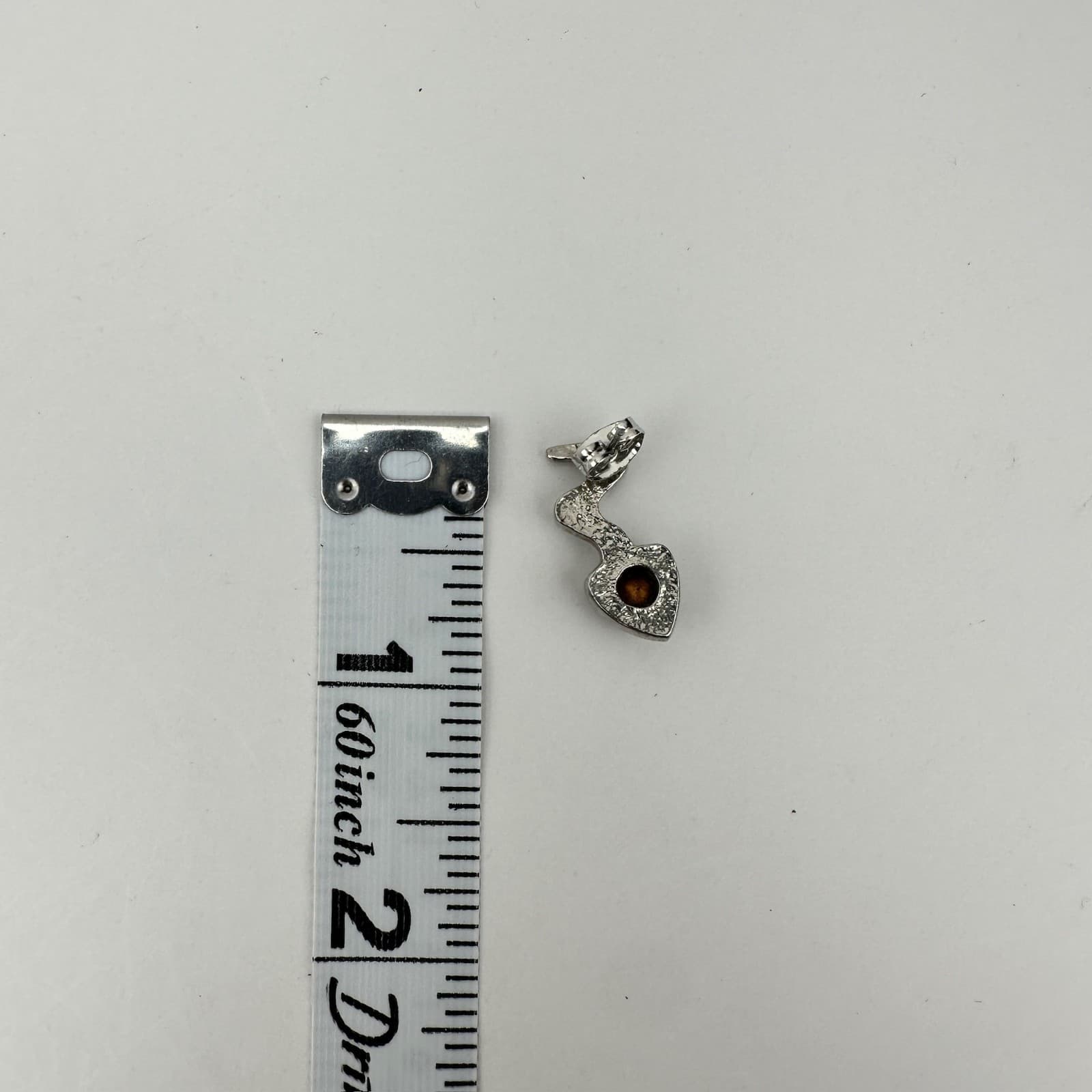 VTG 90s Silver Tone Red Crystal Squiggle Earrings Snake S Shape Stud Jewelry - Thumbnail 10