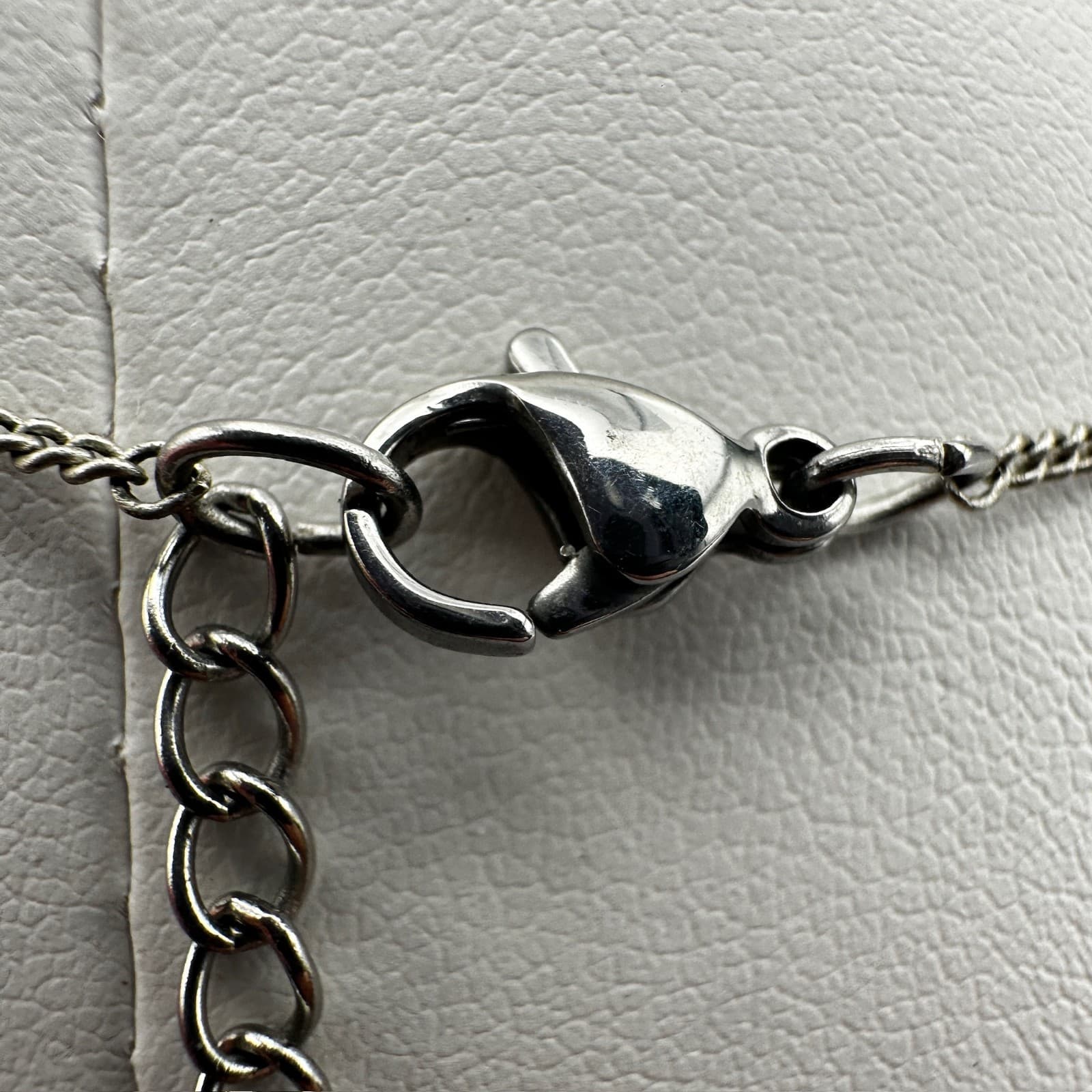 Vintage Y2K California Heart Pendant Necklace Silver Tone State Souvenir Charm - Thumbnail 6