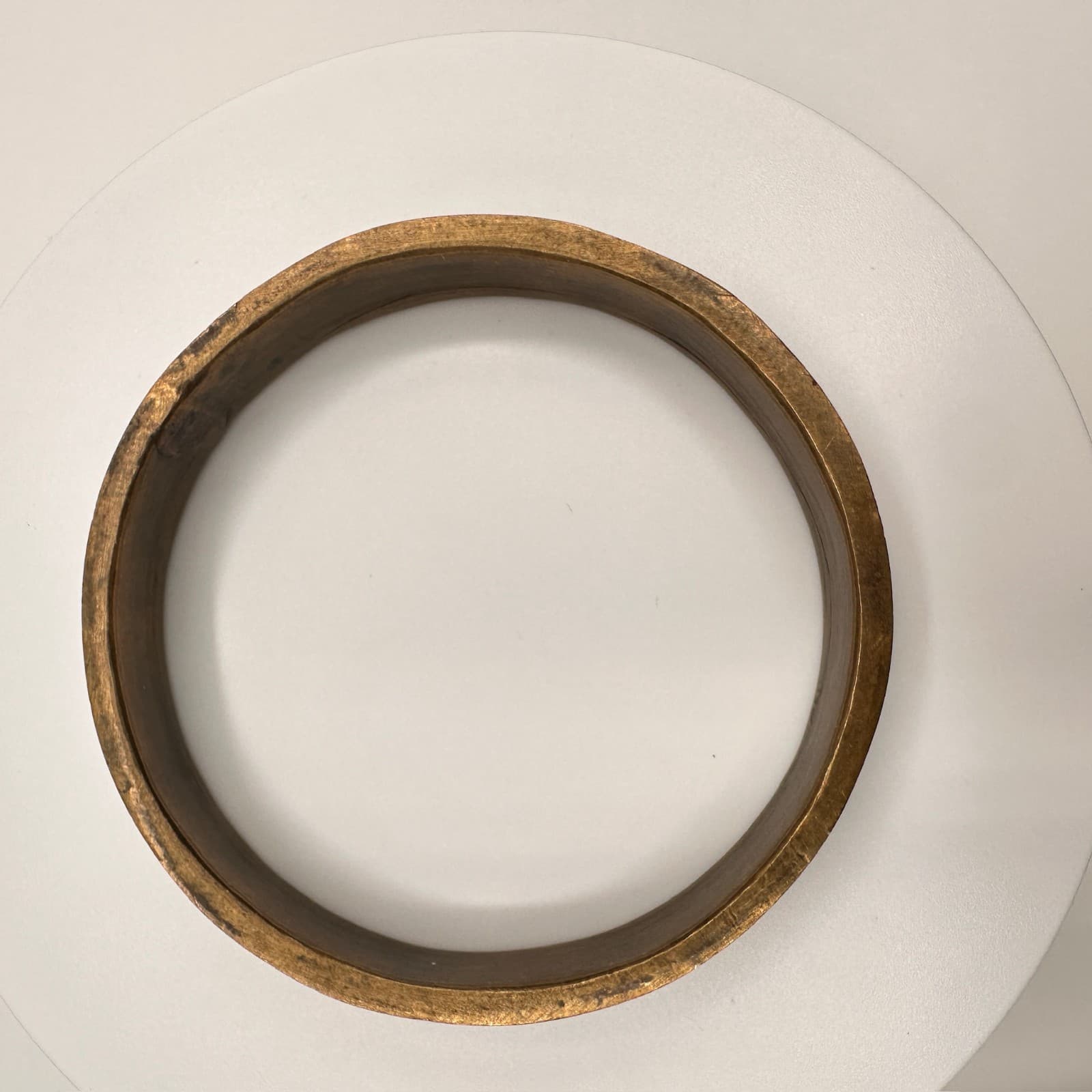 Vintage 90s Brass Tone Bracelet Boho Geometric Women's Classic Fashion Jewelry - Thumbnail 6