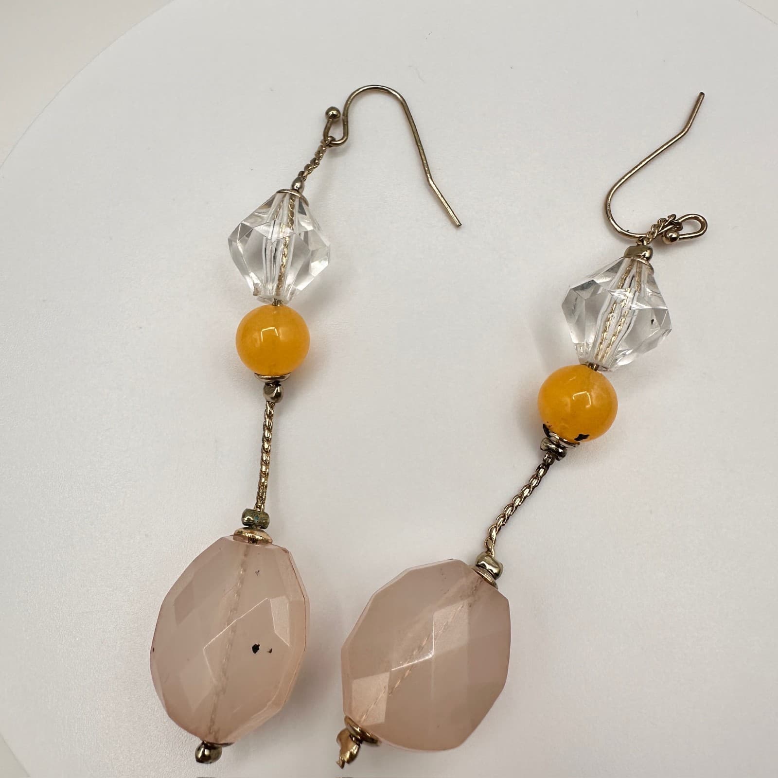 Vintage 90s Silver Tone Statement Chandelier & Floral Post Earrings Lot Jewelry - Thumbnail 10