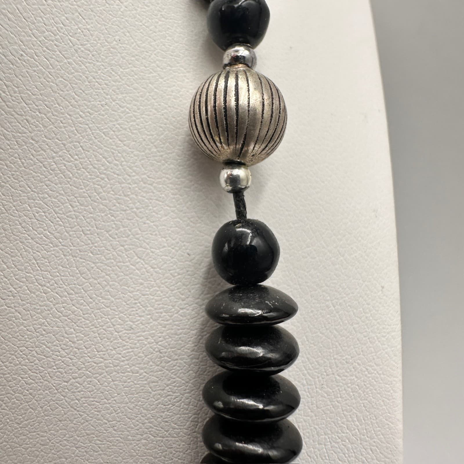 Vintage 90s Ethnic Statement Necklace Beads Boho Women's Classic Jewelry - Thumbnail 11