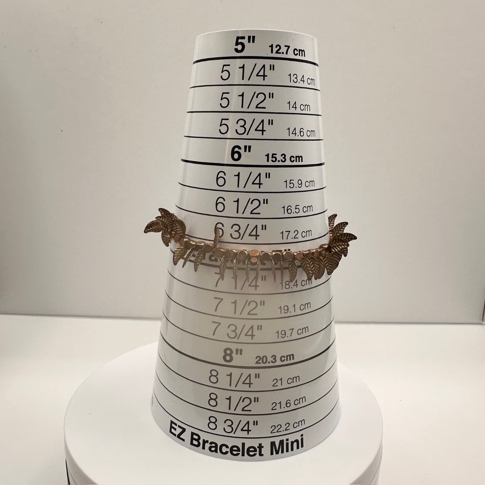 Vintage Boho Bronze Tone Leaf Charm Beaded Stretch Bracelet Nature Theme Jewelry - Thumbnail 14