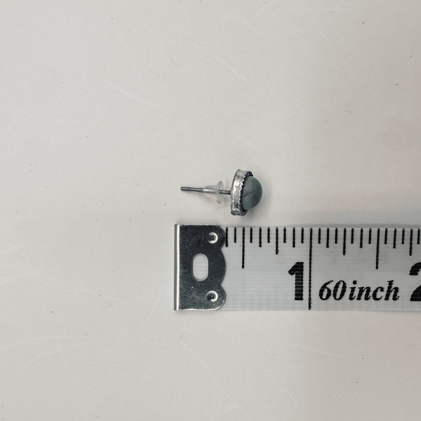 Vintage 90s Turquoise Silver-Tone Choker Necklace Set Boho Woemn's Jewelry - Thumbnail 23