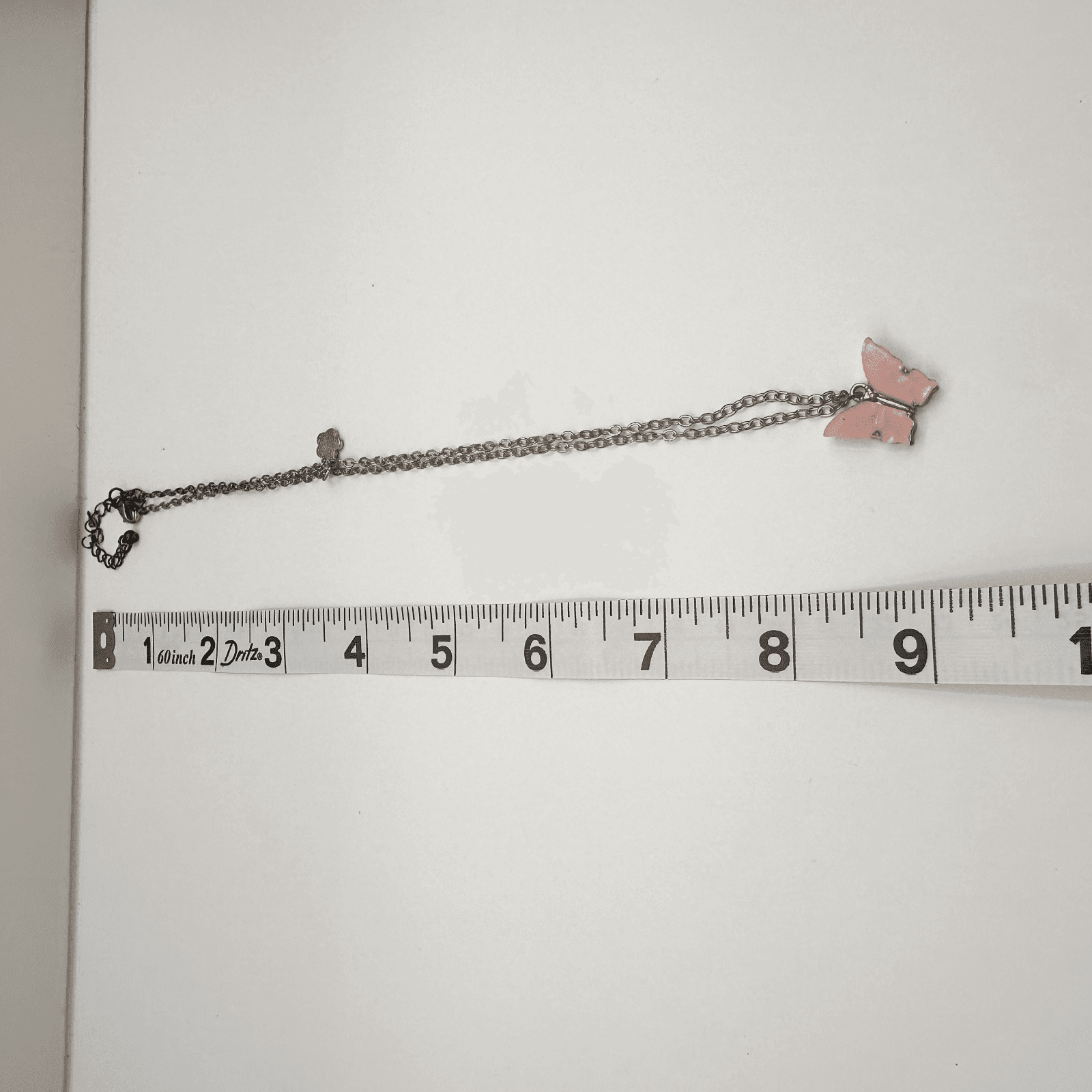 Vintage Y2K Pink Butterfly BFF Necklace Gold Tone Charm Women's Classic Jewelry - Thumbnail 10