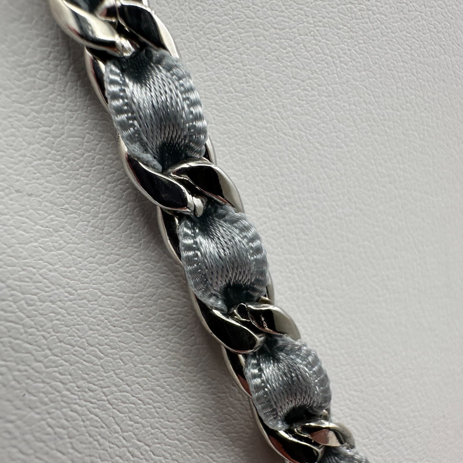 Vintage 90s Cookie Lee Silver Tone Rhinestone Round Pendant Necklace Jewelry - Thumbnail 8