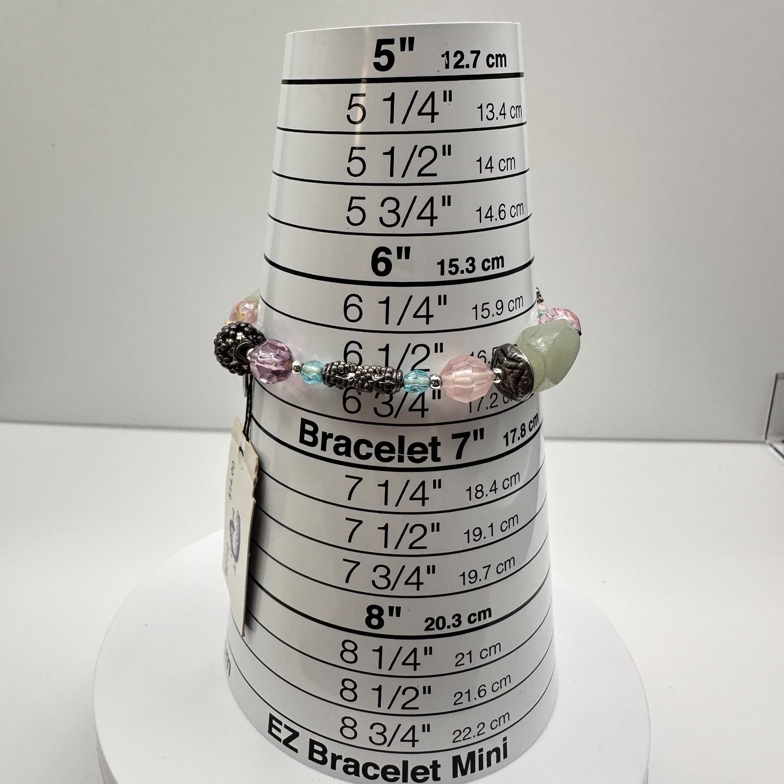 Vintage 90s Cookie Lee Beaded Bracelet Silver Tone Women's Classic Jewelry - Thumbnail 13