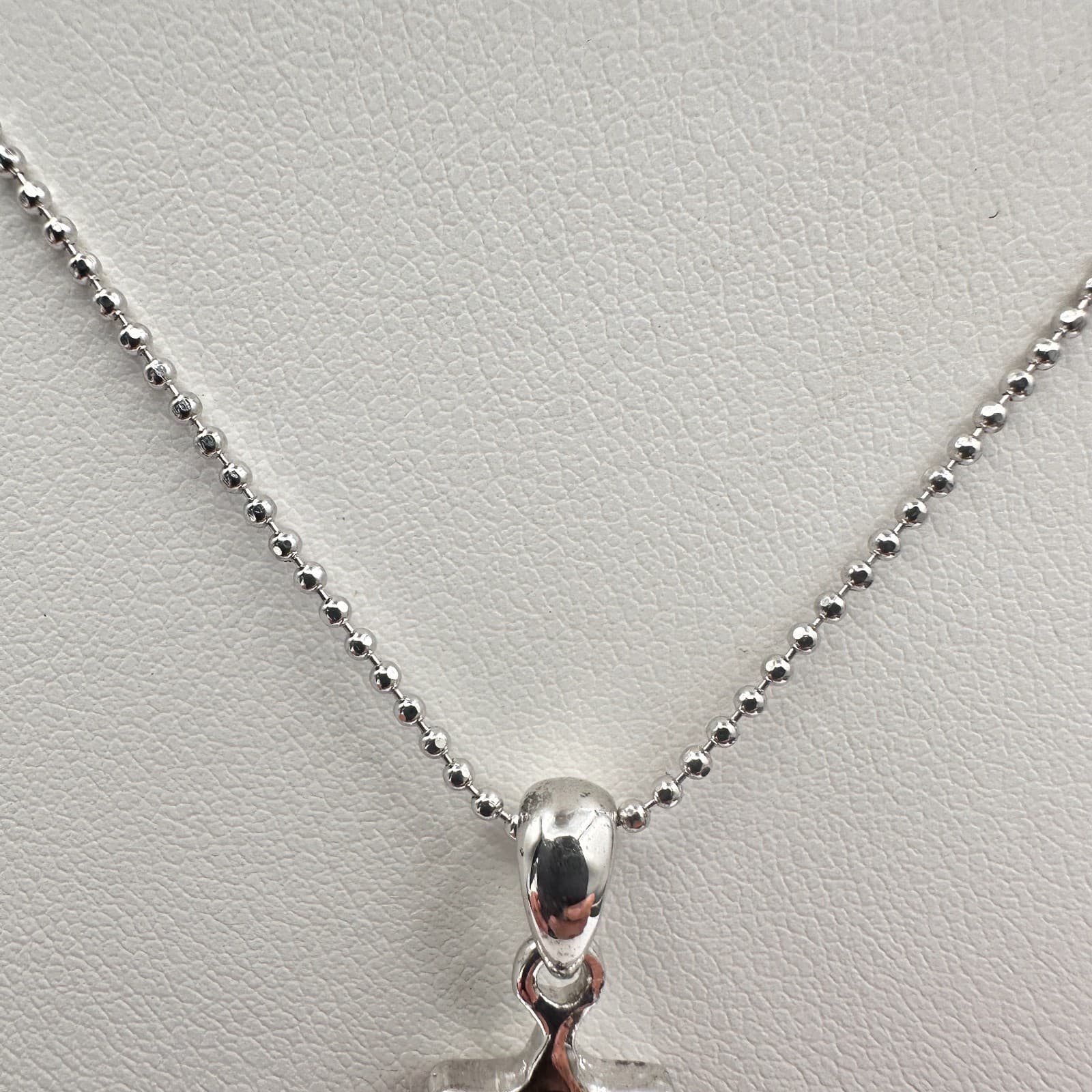 Vintage 90s Cookie Lee Teddy Bear Star Pendant Necklace Purple Crystal Jewelry - Thumbnail 7