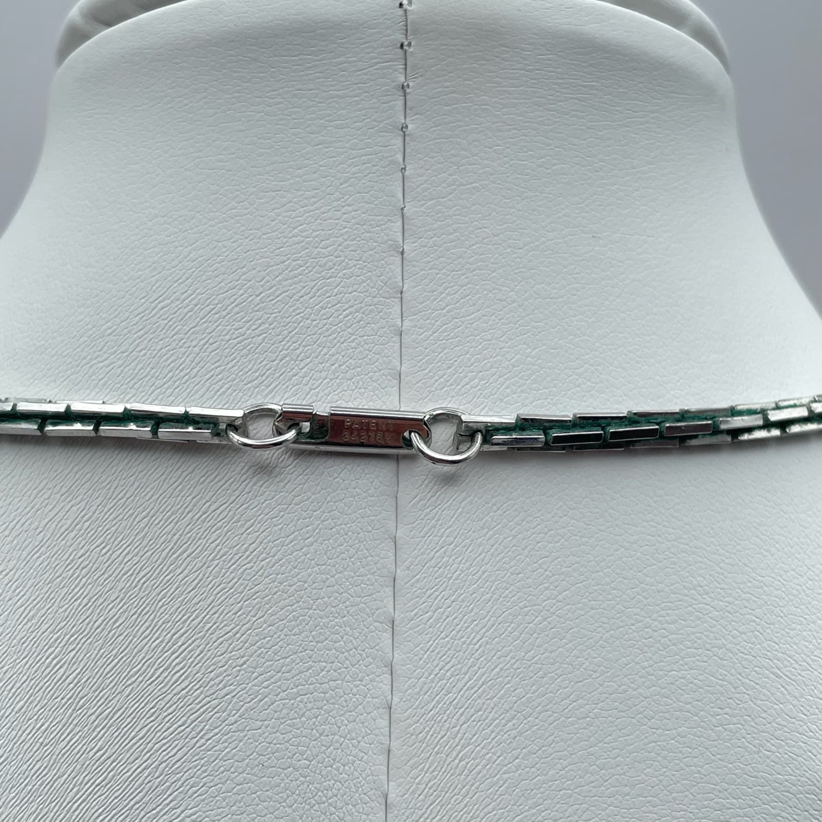 Vintage 80s Sarah Coventry Silver Tone Link Chain Necklace Unisex Jewelry - Thumbnail 10